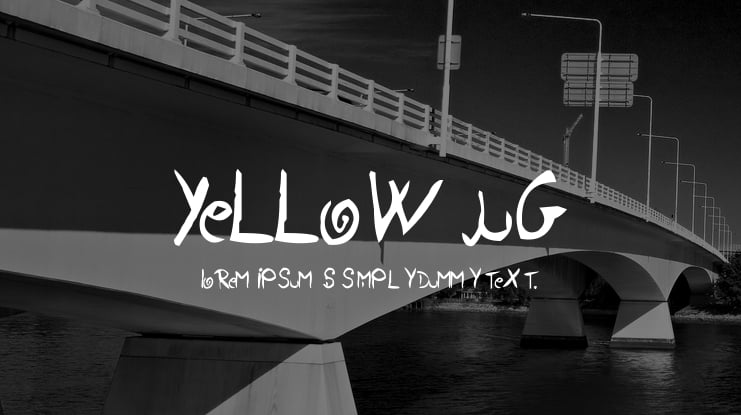 Yellow Jug Font