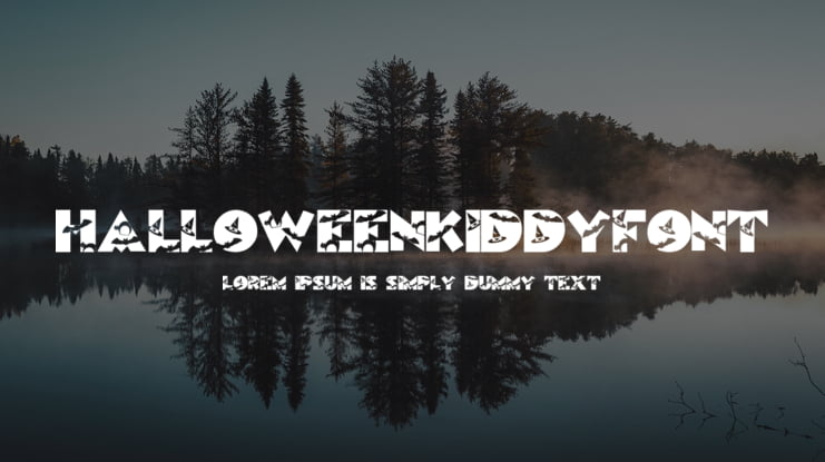 HalloweenKiddyFont Font