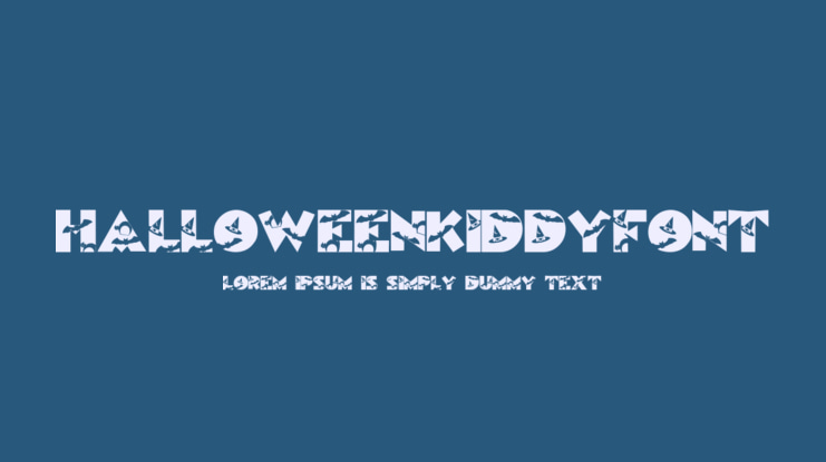 HalloweenKiddyFont Font