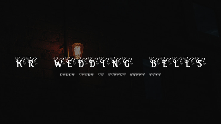 KR Wedding Bells Font
