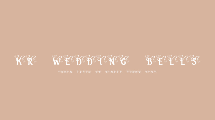 KR Wedding Bells Font