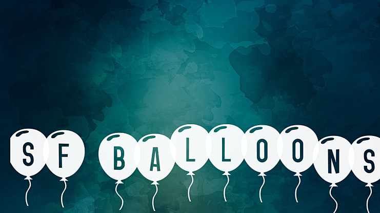 SF Balloons Font Family