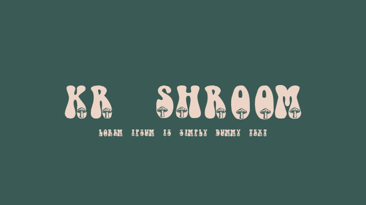 KR Shroom Font