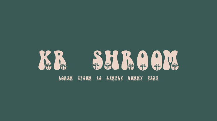 KR Shroom Font