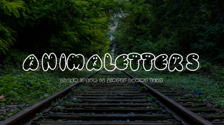 Animaletters Font