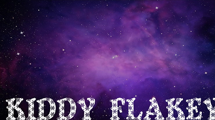 Kiddy Flakey Font