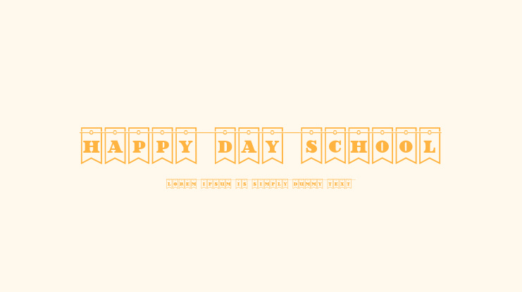 Happy Day School Font Family