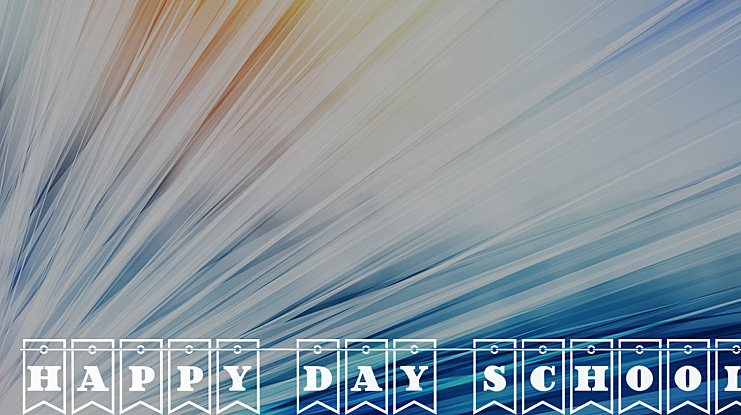 Happy Day School Font Family