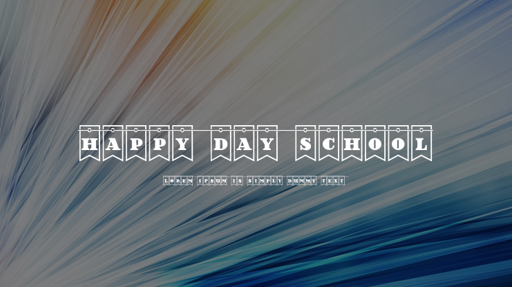 Happy Day School Font Family