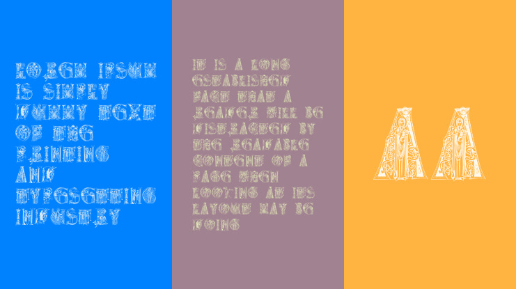 MedievalAlphabet Font