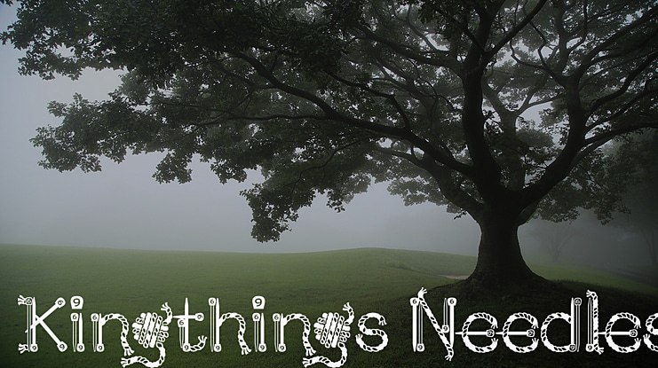 Kingthings Needles Font