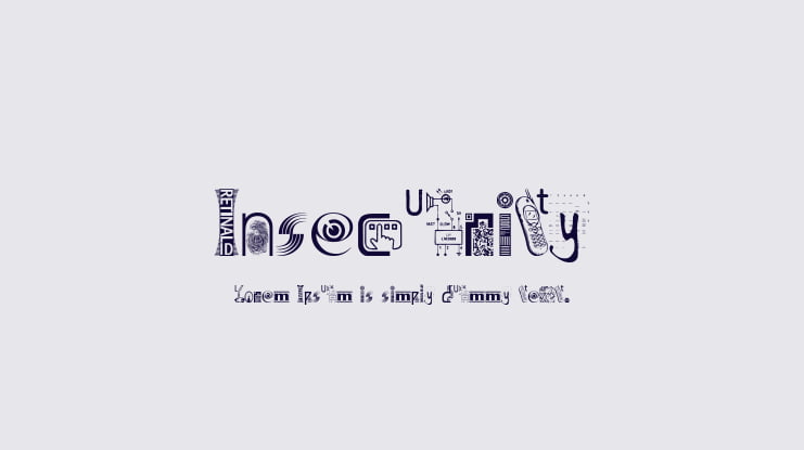 Insecurity Font