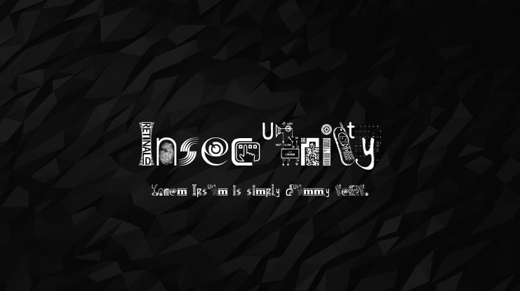 Insecurity Font