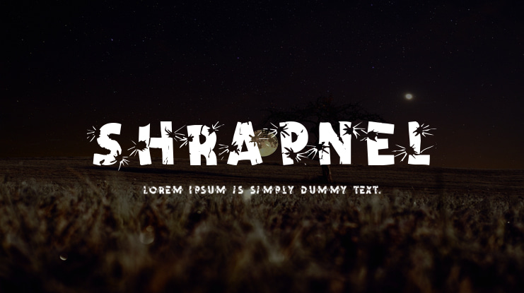 Shrapnel Font