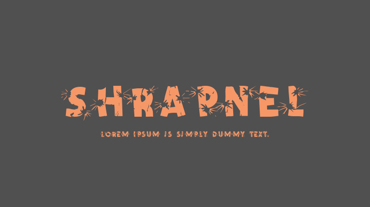 Shrapnel Font