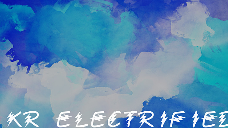 KR Electrified Font