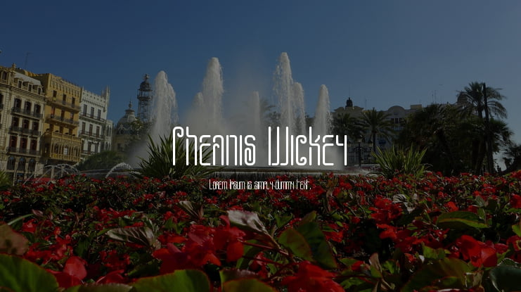 Pheanis Wickey Font