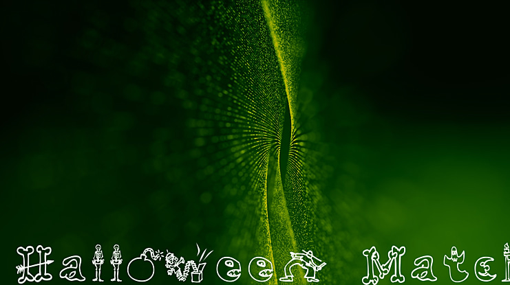 Halloween Match Font