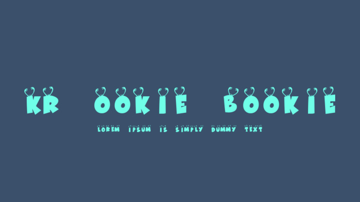 KR Ookie Bookie Font