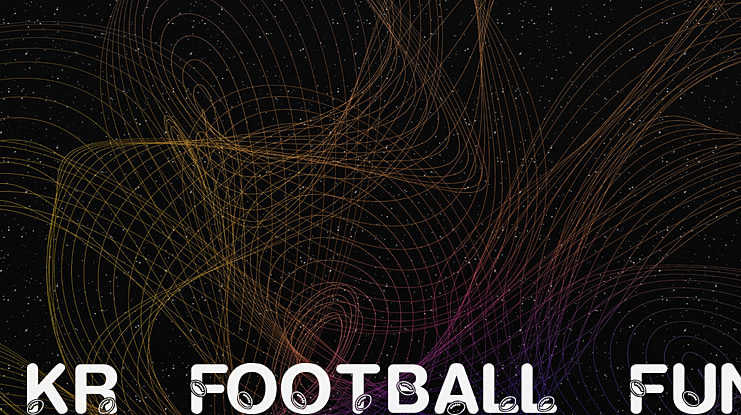 KR Football Fun Font