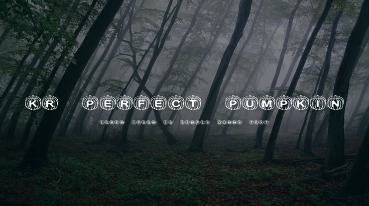 KR Perfect Pumpkin Font