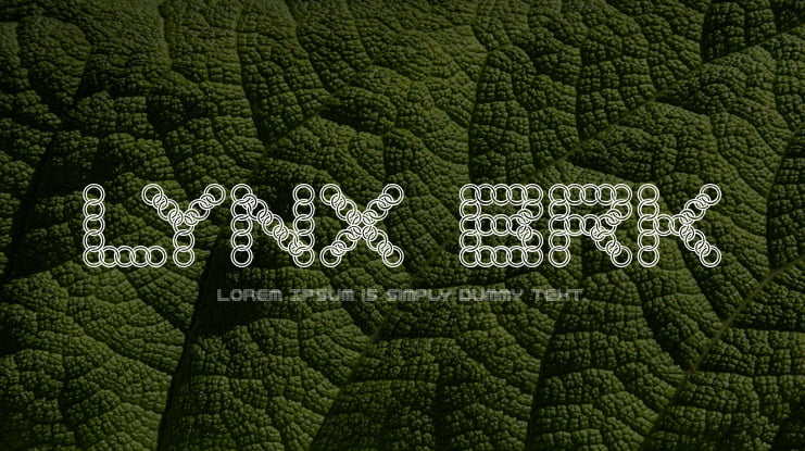 LYNX BRK Font