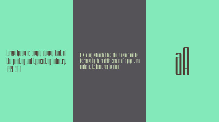 Zemiakovy Salat CE Font