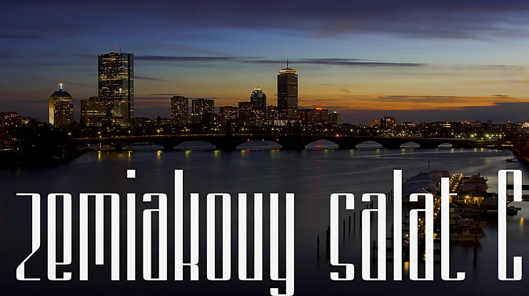 Zemiakovy Salat CE Font