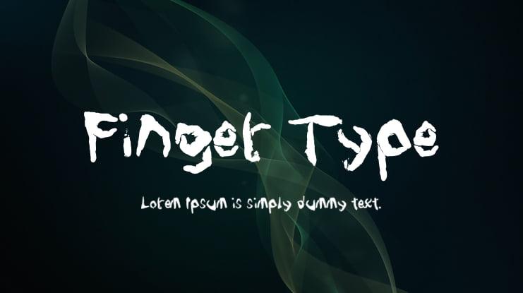 Finger Type Font