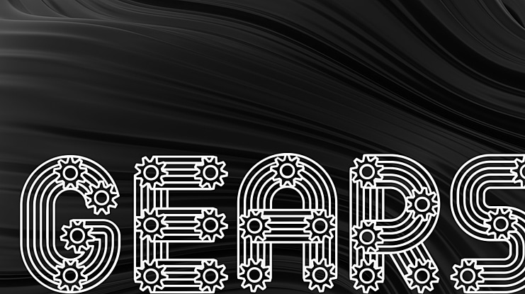 Gears Font