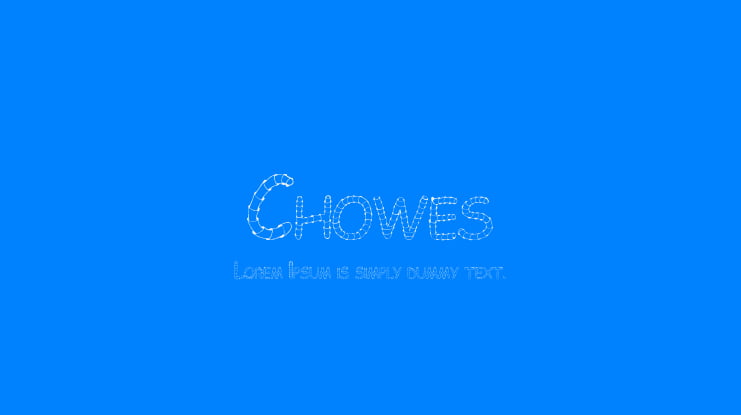 Chowes Font