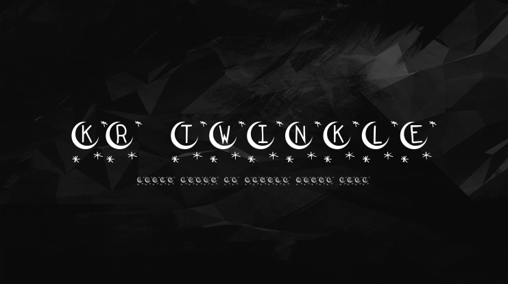 KR Twinkle Font