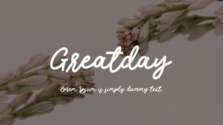 Greatday Font