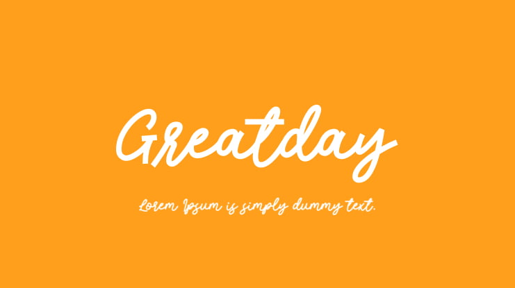 Greatday Font