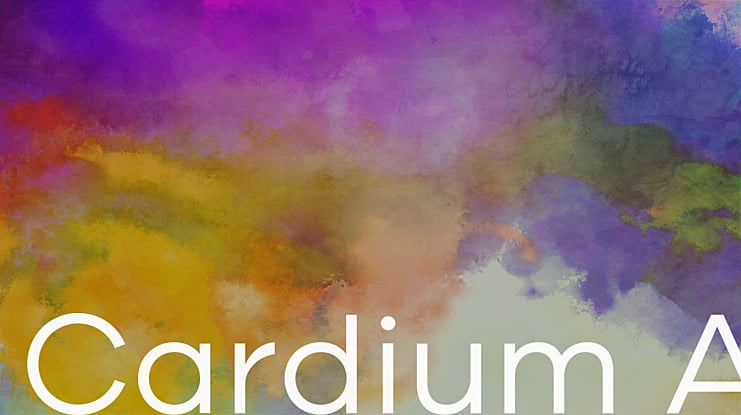 Cardium A Font