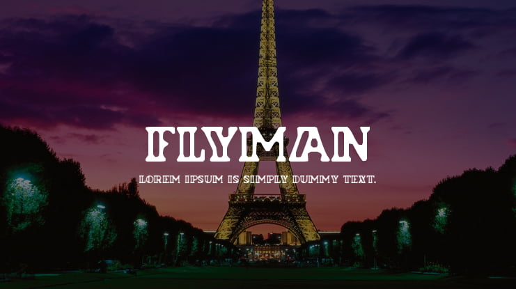 Flyman Font
