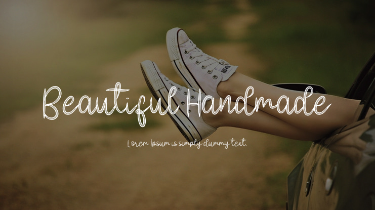 Beautiful Handmade Font