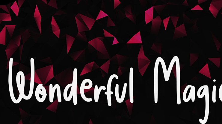Wonderful Magic Font