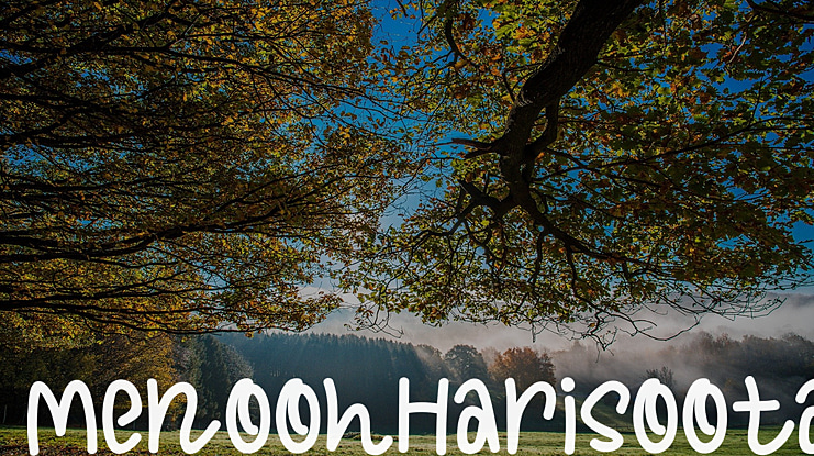 MenoohHarisoota Font