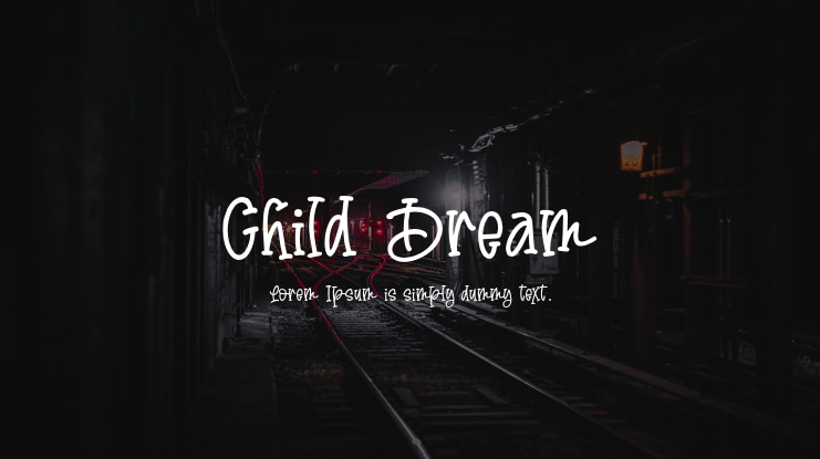 Child Dream Font