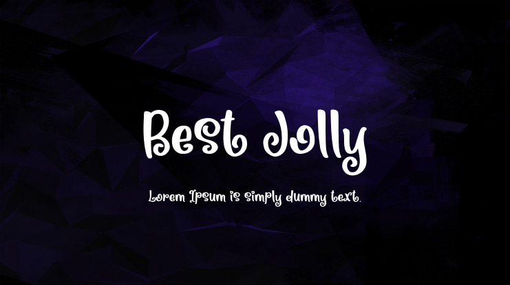 Best Jolly Font