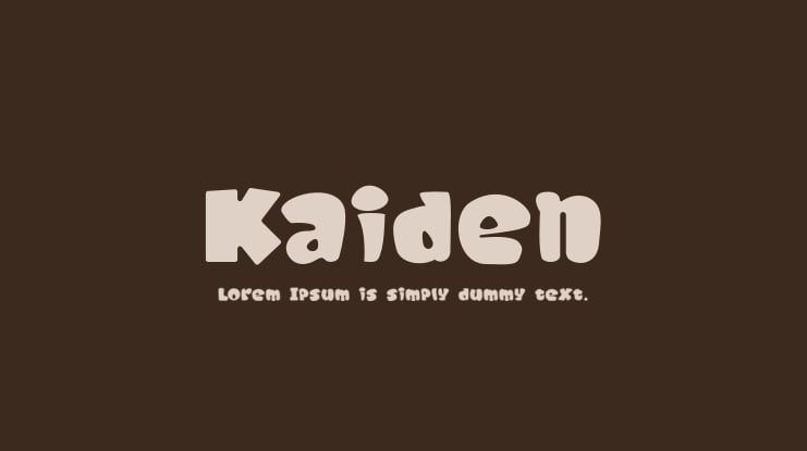 Kaiden Font