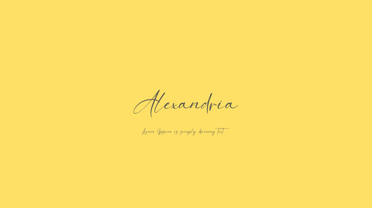 Alexandria Font Family