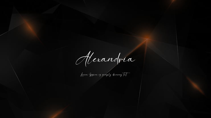 Alexandria Font Family