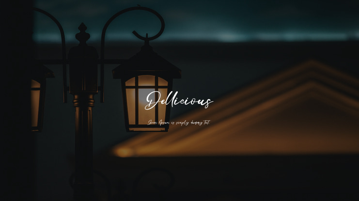 Dellicious Font Family