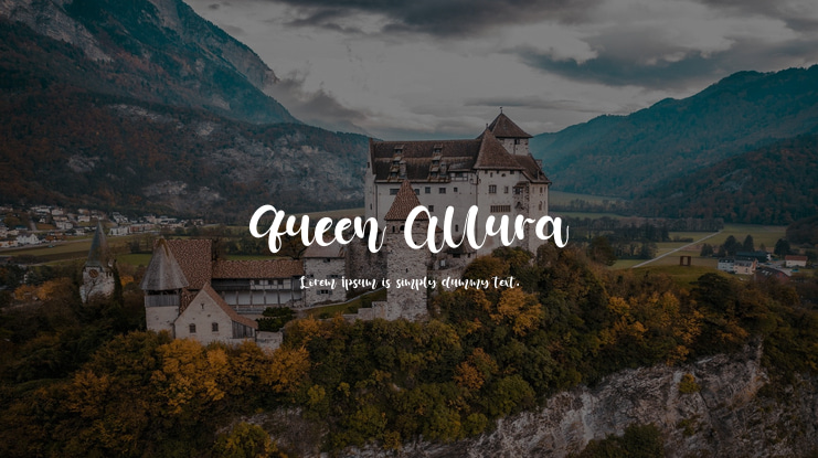 Queen Allura Font Family