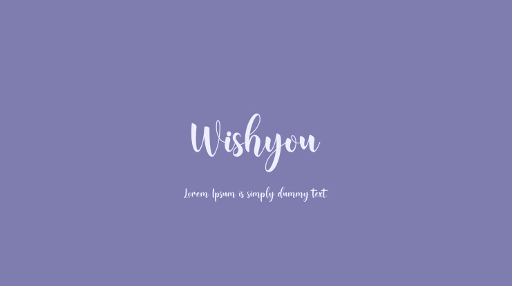 Wishyou Font