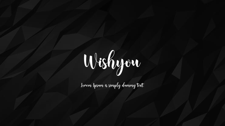 Wishyou Font
