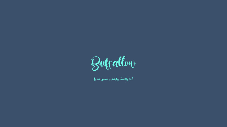 Buffallow Font Family