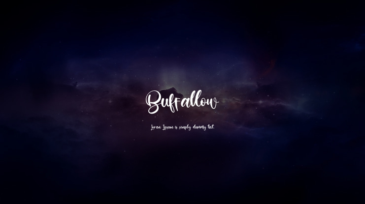 Buffallow Font Family
